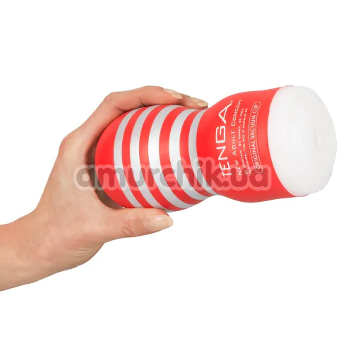 Набор Tenga Cup Vibrator: адаптер с вибрацией + мастурбатор Tenga Premium Original Vacuum Cup + мастурбатор Tenga Deep Throat Original Vacuum Cup New