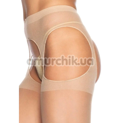 Колготки Leg Avenue Sheer Suspender Pantyhose, телесные
