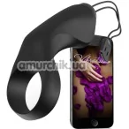 Виброкольцо Vibratissimo Curly, чёрное - Фото №1