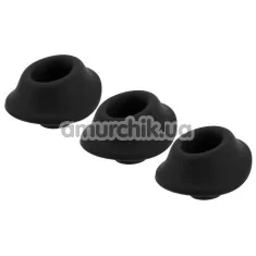 Набор насадок на симулятор орального секса для женщин Womanizer Premium, Classic (Size S), черный - Фото №1