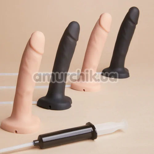 Фаллоимитатор с эякуляцией Strap-On-Me Squirting Cum Realistic Dildo L, телесный