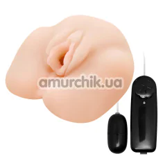 Искусственная вагина с вибрацией Realisticskin Vagina - Фото №1