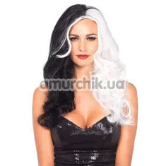 Перука Leg Avenue Two Tone Wig, чорно-біла - Фото №1