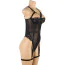 Боди с подвязками Star Night Sexy Lace Strap Teddy, черное - Фото №9