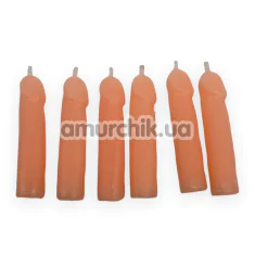Набір свічок Party Penis Candles, тілесний - Фото №1