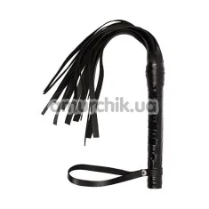 Батіг VIP Leather Flogger, чорний - Фото №1
