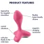 Анальная пробка с вибрацией Satisfyer Game Changer, розовая - Фото №7