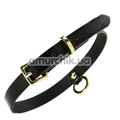 Ошейник Upko Leather Thin Choker, черный - Фото №1