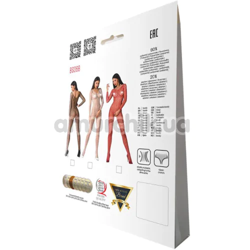 Комбінезон Passion Free Your Senses BS068, чорний