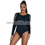 Боді Star Night Shoulder Chain Bodysuit, чорне - Фото №1