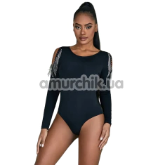 Боди Star Night Shoulder Chain Bodysuit, черное - Фото №1