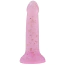 Фаллоимитатор Alume Glitter Silicone Dildo, фиолетовый - Фото №5