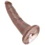 Фаллоимитатор King Cock, 19.9 см коричневый - Фото №3