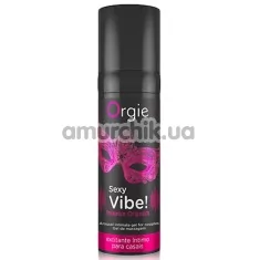 Збуджуючий гель з ефектом вібрації Orgie Sexy Vibe! Orgasm Enhance, 15 мл - Фото №1