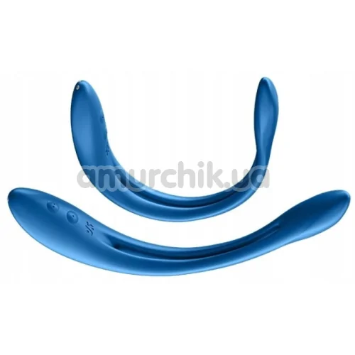 Вібратор Satisfyer Elastic Game, синій