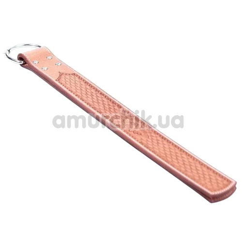 Шльопалка DS Fetish Spanking Double Belt Paddle, бежева