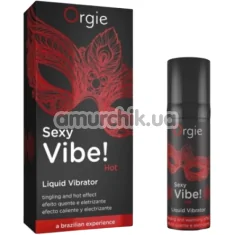 Збуджуючий гель з ефектом вібрації Orgie Sexy Vibe! Liquid Vibrator, 15 мл - Фото №1
