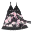 Комплект Star Night Floral Mesh Set, черный: пеньюар + трусики-стринги - Фото №14
