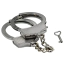 Наручники DS Fetish Luxury Metal Handcuffs, срібні - Фото №4