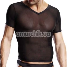 Футболка чоловіча Blue Line Pro-Mesh V-Neck Tee Black (модель BLM020BLK) - Фото №1