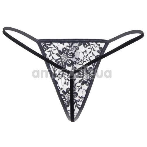 Трусики-стринги Star Night Net Bikini Panties, черные