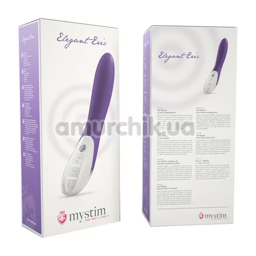 Вібратор Mystim Elegant Eric, фіолетовий