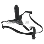 Страпон Silicone Strap-On, черный - Фото №1