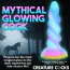 Фаллоимитатор Creature Cocks Moon Rider Glow-in-the-Dark Unicorn Dildo, разноцветный - Фото №12