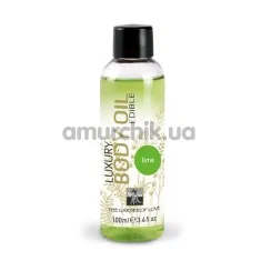 Массажное масло Shiatsu Luxury Body Oil Lime - лайм, 100 мл - Фото №1