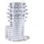 Вібронасадка на пеніс Clear Sensations Vibrating Textured Erection Sleeve, прозора - Фото №1