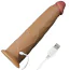 Вибратор с ротацией Dual-Layered Silicone Nature Cock LV410211, телесный - Фото №7