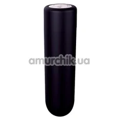 Кліторальний вібратор Vibes Of Love Rechargeable Powerful Bullet, чорний - Фото №1