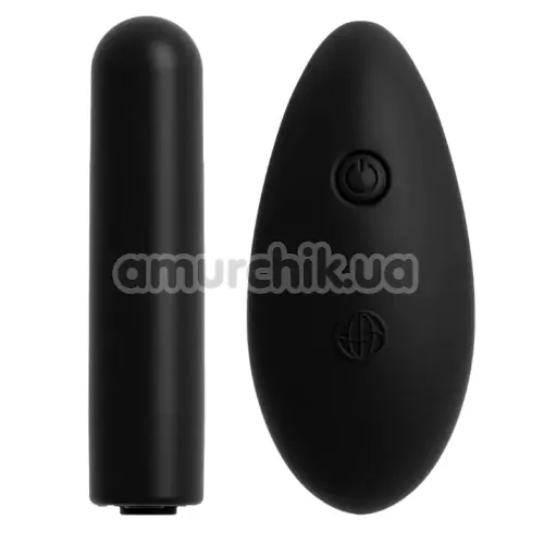 Трусики с анальной пробкой с вибрацией HookUp Panties Remote Bowtie Bikini, черные