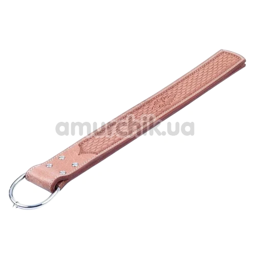 Шльопалка DS Fetish Spanking Double Belt Paddle, бежева