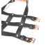 Гартеры для ног со шпорами Liebe Seele High Heel Ankle Harness, черно-золотые - Фото №3