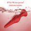 Анальна пробка з вібрацією App Controlled Vibrating Butt Plug Rose Vibrating With Remote, червона - Фото №12