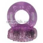 Віброкільце Lovetoy Vibrating 452LVTOY228, малинове - Фото №1