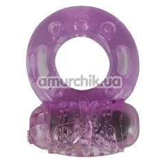 Віброкільце Lovetoy Vibrating 452LVTOY228, малинове - Фото №1