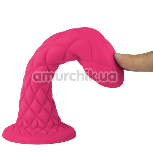 Фаллоимитатор Silexd Liquid Silicone Fantasy Dreamy Size 7, розовый