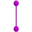 Вагінальні кульки Pretty Love Kegel Ball III, фіолетові - Фото №3