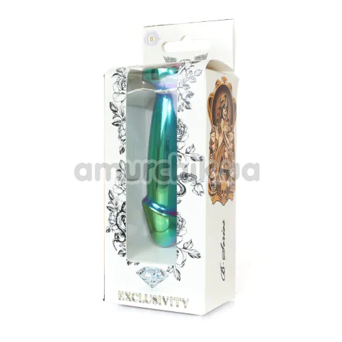 Анальная пробка с радужным кристаллом Exclusivity Jewellery Multicolour Penis Plug S, радужная