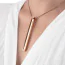 Кліторальний вібратор Le Wand Necklace Vibe, рожево-золотий - Фото №4