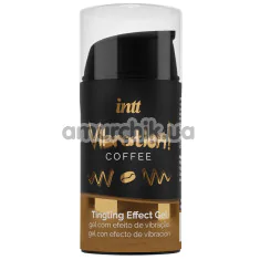 Возбуждающий гель с эффектом вибрации Intt Vibration Coffee Tingling Effect Gel - кофе, 15 мл - Фото №1