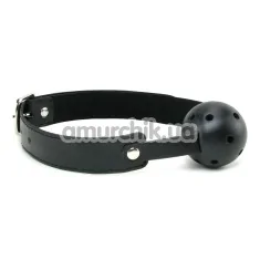 Кляп Sex & Mischief Breathable Ball Gag, черный - Фото №1