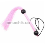 Флоггер DS Fetish Flogger Silicone Temperary S, розовый - Фото №1