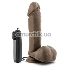 Вибратор X5+ 8 inch Gyrating Vibrating Cock, коричневый - Фото №1