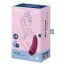 Симулятор орального сексу для жінок Satisfyer Curvy 1+, бордовий - Фото №12