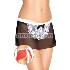 Юбка с фартушком Skirt+apron красная (модель 7101) - Фото №1