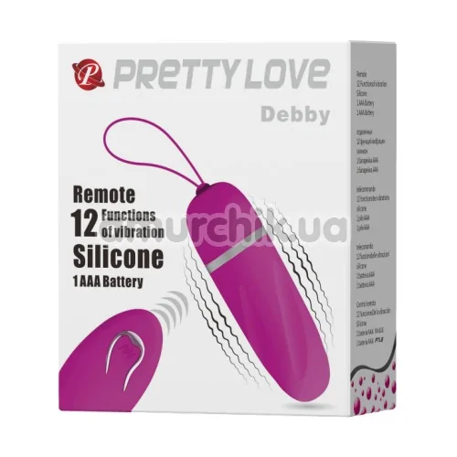 Віброяйце Pretty Love Debbie, рожеве