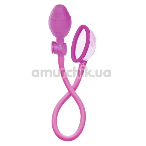 Вакуумна помпа для клітора Mini Silicone Clitoral Pump, рожева